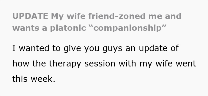 Wife Pushes Husband Into The Friend Zone, Then Panics When He Actually Becomes Just A Friend Wife Pushes Husband Into The Friend Zone, Then Panics When He Actually Becomes Just A Friend