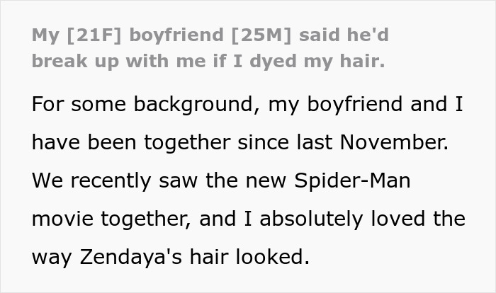 Guy “Bans” GF From Changing Her Hair Color, She Revolts With Flaming Red Dye And Dumps Him As Well