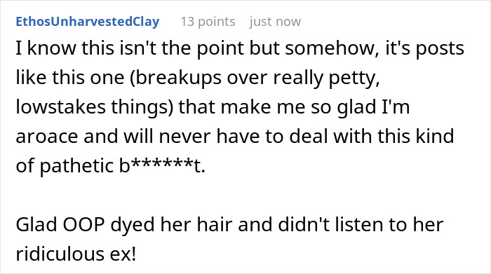 Guy “Bans” GF From Changing Her Hair Color, She Revolts With Flaming Red Dye And Dumps Him As Well