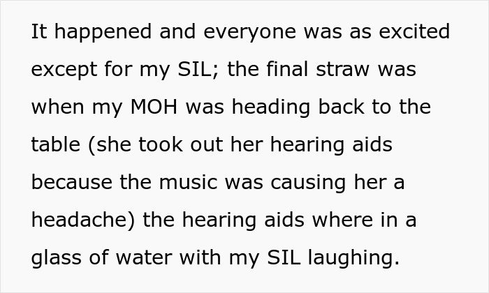 SIL Bullies Bride’s Deaf Cousin, Then Destroys Her Hearing Aids And Gets Banned From Wedding SIL Bullies Bride’s Deaf Cousin, Then Destroys Her Hearing Aids And Gets Banned From Wedding