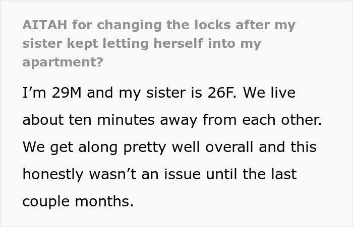Sis Turns Bro&rsquo;s Home Into Her Personal Lounge, Gets Her Membership Revoked When He Changes Locks