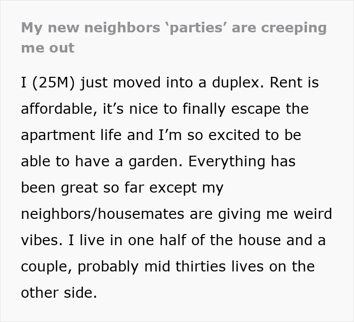 25YO Suspicious Of Neighbors&rsquo; Creepy Silent Gatherings, Gets Invited To One In Their Basement
