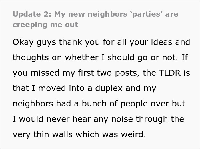 25YO Suspicious Of Neighbors&rsquo; Creepy Silent Gatherings, Gets Invited To One In Their Basement