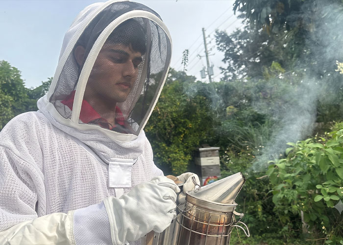 Florida Teenager Invents Amazing Bee-Saving Device That Dramatically Increases Honey Production Florida Teenager Invents Amazing Bee-Saving Device That Dramatically Increases Honey Production
