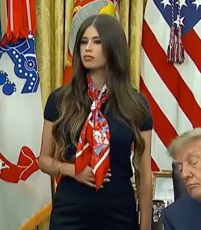 Mystery Woman Behind Trump Goes Viral After One Strange Gesture Sparks A Wild Theory Mystery Woman Behind Trump Goes Viral After One Strange Gesture Sparks A Wild Theory