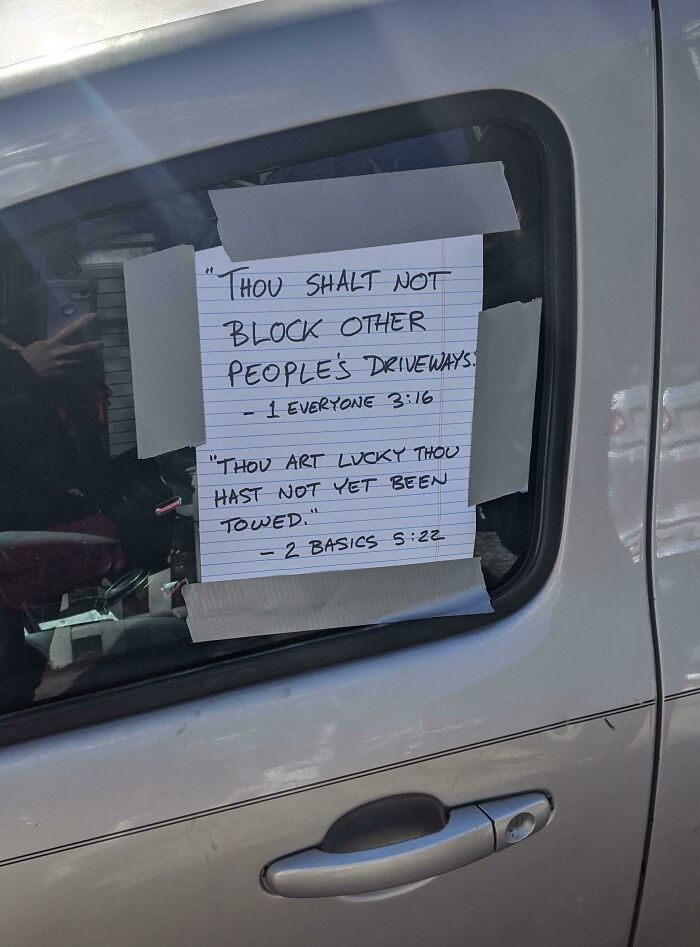 73 Jerk Neighbors Who Need An Urgent Lesson In Parking Or Common Sense 73 Jerk Neighbors Who Need An Urgent Lesson In Parking Or Common Sense
