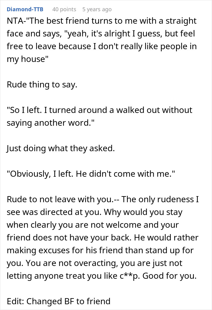 Guy Was Assured His Boyfriend Was Welcome At A Party, But The Host’s Reaction Made Him Turn Around And Walk Out Guy Was Assured His Boyfriend Was Welcome At A Party, But The Host’s Reaction Made Him Turn Around And Walk Out
