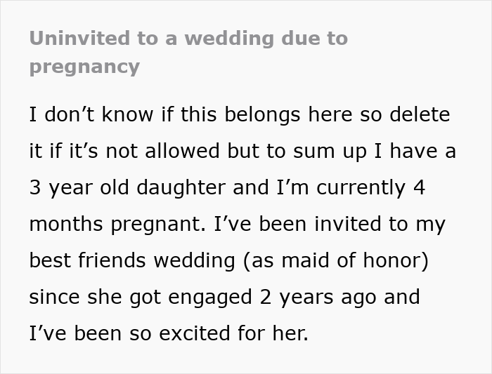 Bride Uninvites Maid Of Honor From The Wedding Out Of Nowhere, Her Reason For It Ends The Friendship