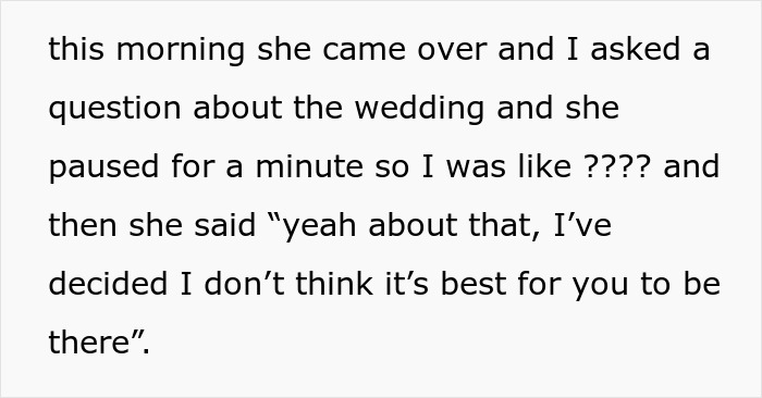 Bride Uninvites Maid Of Honor From The Wedding Out Of Nowhere, Her Reason For It Ends The Friendship
