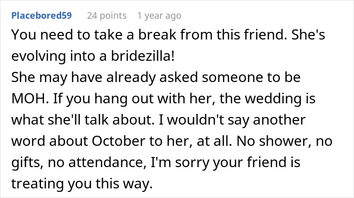 Bride Uninvites Maid Of Honor From The Wedding Out Of Nowhere, Her Reason For It Ends The Friendship