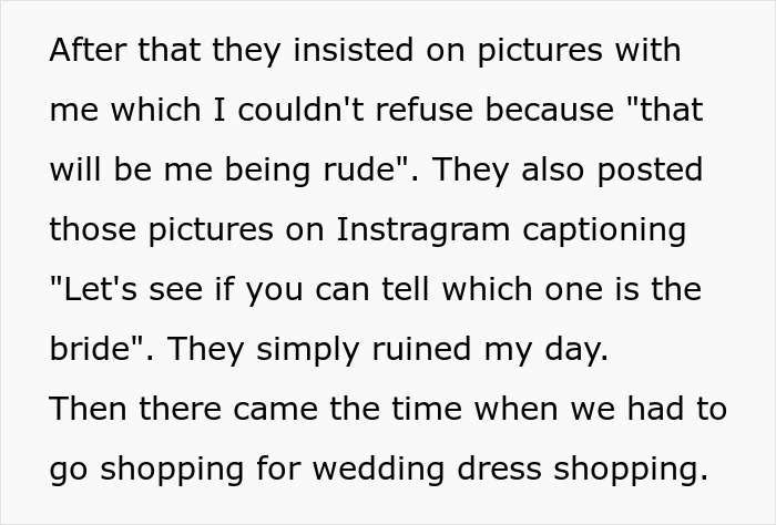 Bride Realizes Her Future SILs Are Nothing But Copycats, Serves Them Deliciously Petty Revenge At The Wedding