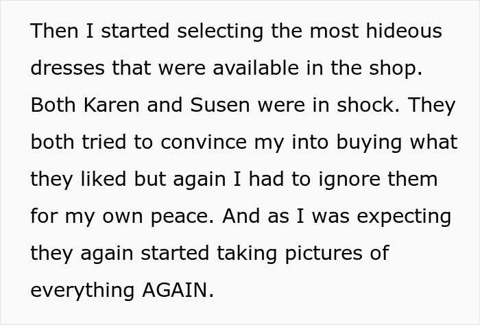 Bride Realizes Her Future SILs Are Nothing But Copycats, Serves Them Deliciously Petty Revenge At The Wedding