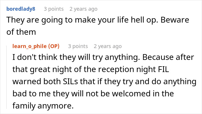 Bride Realizes Her Future SILs Are Nothing But Copycats, Serves Them Deliciously Petty Revenge At The Wedding
