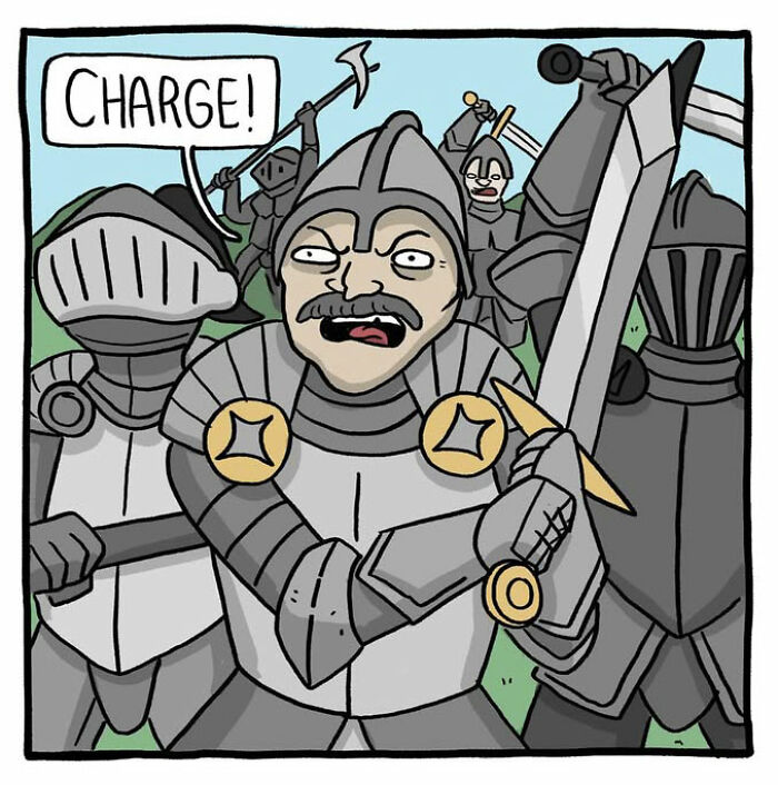 Absurd-Yet-Funny Situations: 20 New Comics By This Artist
