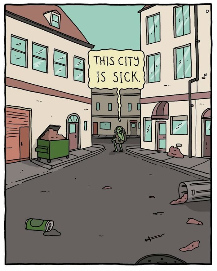 Absurd-Yet-Funny Situations: 20 New Comics By This Artist