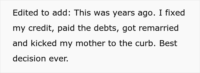 Guy In Debt After Cheater Wife Ditches Him, Selfish Mom Only Cares That He Won’t Pay Her Bills Now