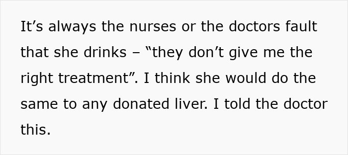 Alcoholic Mom Treats 28YO Daughter Like She’s Disposable, Demands Her Liver After Ruining Her Own Alcoholic Mom Treats 28YO Daughter Like She’s Disposable, Demands Her Liver After Ruining Her Own