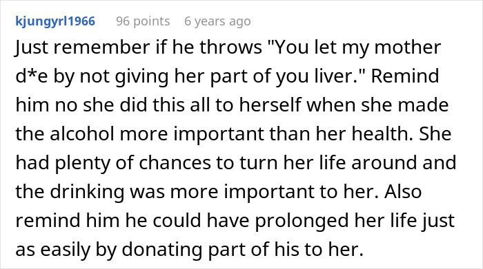 Alcoholic Mom Treats 28YO Daughter Like She’s Disposable, Demands Her Liver After Ruining Her Own Alcoholic Mom Treats 28YO Daughter Like She’s Disposable, Demands Her Liver After Ruining Her Own