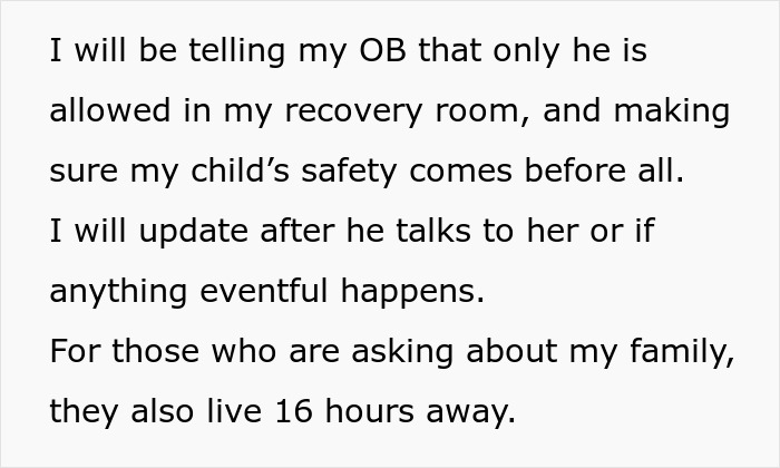 MIL Wants 20 Days With Newborn, Pregnant DIL Says Her Recovery Comes First And Cancels The Visit