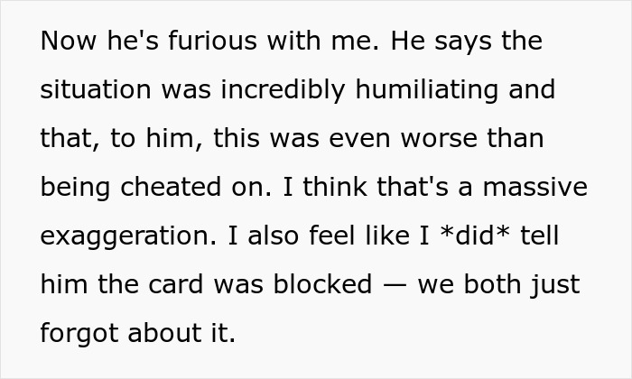 Woman Blocks Card To Teach Fiancé A Lesson About Cleaning, He’s Mad After Store Flags It As Stolen Woman Blocks Card To Teach Fiancé A Lesson About Cleaning, He’s Mad After Store Flags It As Stolen