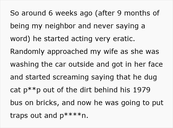 Tenant Refuses To Leave As Neighbor Escalates, Then 14 Cat Traps Bring A $14k Fine From Officials Tenant Refuses To Leave As Neighbor Escalates, Then 14 Cat Traps Bring A $14k Fine From Officials