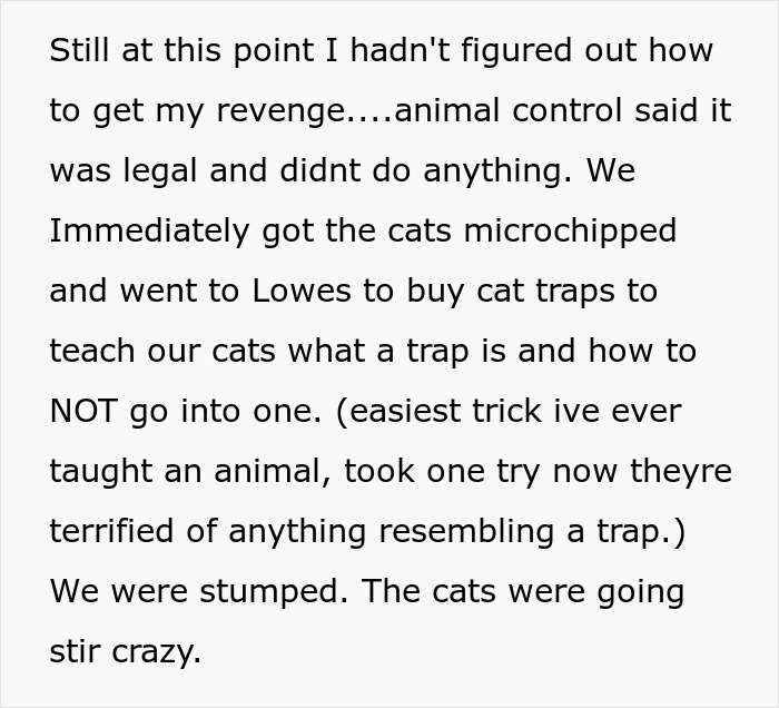 Tenant Refuses To Leave As Neighbor Escalates, Then 14 Cat Traps Bring A $14k Fine From Officials Tenant Refuses To Leave As Neighbor Escalates, Then 14 Cat Traps Bring A $14k Fine From Officials