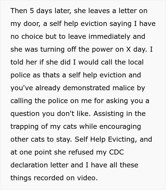 Tenant Refuses To Leave As Neighbor Escalates, Then 14 Cat Traps Bring A $14k Fine From Officials Tenant Refuses To Leave As Neighbor Escalates, Then 14 Cat Traps Bring A $14k Fine From Officials