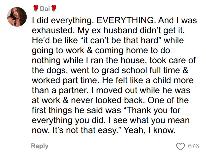 Woman’s Viral Take On Mental Load In Relationships Leaves Men Angry And Women Feeling Seen Woman’s Viral Take On Mental Load In Relationships Leaves Men Angry And Women Feeling Seen