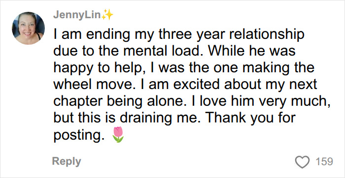 Woman’s Viral Take On Mental Load In Relationships Leaves Men Angry And Women Feeling Seen Woman’s Viral Take On Mental Load In Relationships Leaves Men Angry And Women Feeling Seen