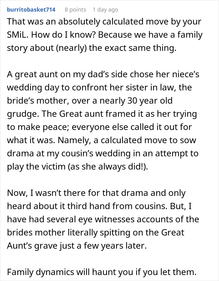 Woman Waits 25 Years To Apologize For Stealing A Husband, Chooses The Worst Timing Possible To Finally Do It