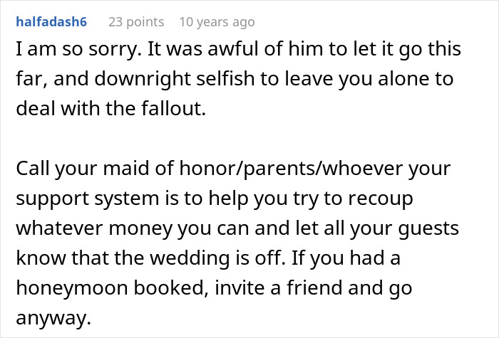 Man Leaves Fiancée Days Before Wedding With A One-Way Ticket And Barely Any Explanation Man Leaves Fiancée Days Before Wedding With A One-Way Ticket And Barely Any Explanation