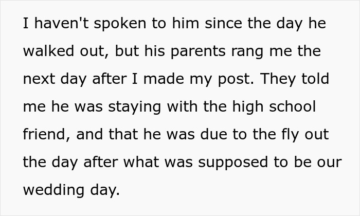 Man Leaves Fiancée Days Before Wedding With A One-Way Ticket And Barely Any Explanation Man Leaves Fiancée Days Before Wedding With A One-Way Ticket And Barely Any Explanation