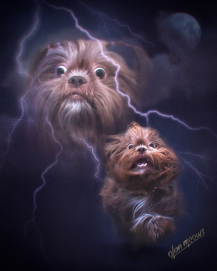 These Artists Give People’s Pets The Hilarious Over-The-Top ’80s Portrait Treatment (49 Pics) These Artists Give People’s Pets The Hilarious Over-The-Top ’80s Portrait Treatment (49 Pics)