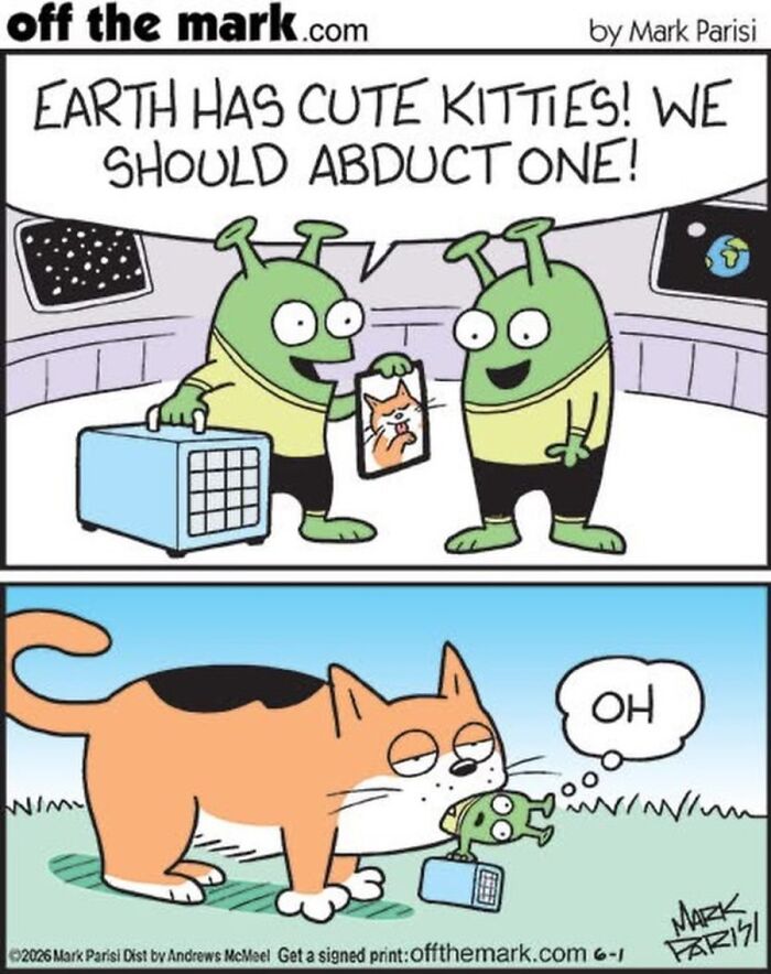 Hilarious Life With Cats Perfectly Captured In 36 New Comics By Mark Parisi Hilarious Life With Cats Perfectly Captured In 36 New Comics By Mark Parisi