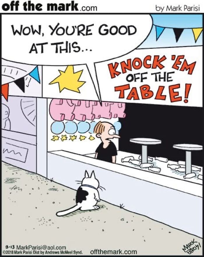 Hilarious Life With Cats Perfectly Captured In 36 New Comics By Mark Parisi Hilarious Life With Cats Perfectly Captured In 36 New Comics By Mark Parisi