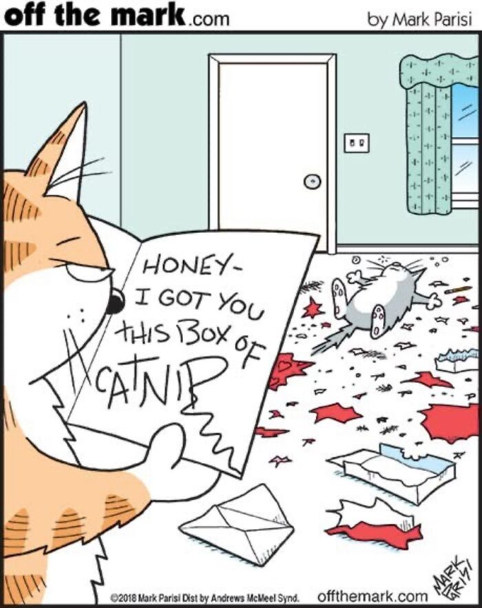 Hilarious Life With Cats Perfectly Captured In 36 New Comics By Mark Parisi Hilarious Life With Cats Perfectly Captured In 36 New Comics By Mark Parisi