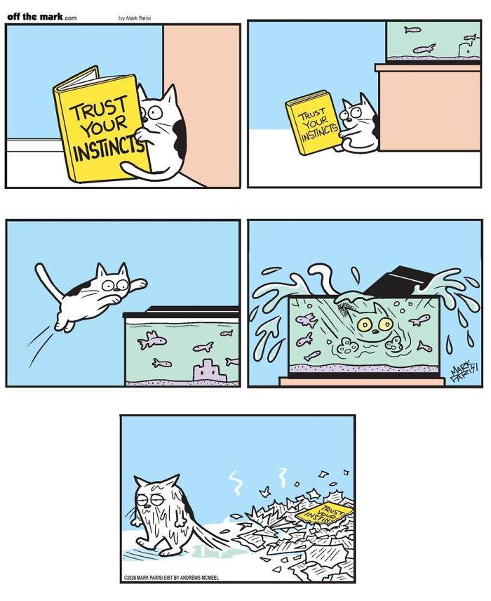 Hilarious Life With Cats Perfectly Captured In 36 New Comics By Mark Parisi Hilarious Life With Cats Perfectly Captured In 36 New Comics By Mark Parisi
