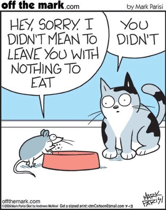 Hilarious Life With Cats Perfectly Captured In 36 New Comics By Mark Parisi Hilarious Life With Cats Perfectly Captured In 36 New Comics By Mark Parisi