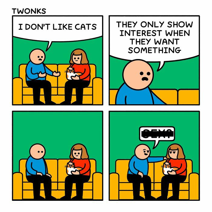 23 Ridiculously Absurd And Funny Cat Comics By Cartoonist Steve Nelson