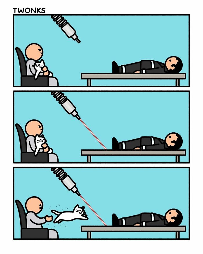 23 Ridiculously Absurd And Funny Cat Comics By Cartoonist Steve Nelson