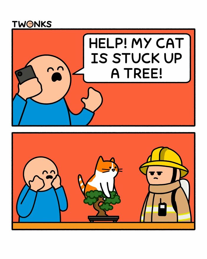 23 Ridiculously Absurd And Funny Cat Comics By Cartoonist Steve Nelson