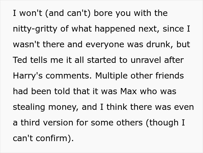 Man Spends Years Playing His Friends Against Each Other, Until His Ex-Girlfriend Sends The Receipts Man Spends Years Playing His Friends Against Each Other, Until His Ex-Girlfriend Sends The Receipts