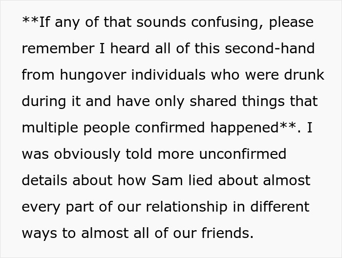 Man Spends Years Playing His Friends Against Each Other, Until His Ex-Girlfriend Sends The Receipts Man Spends Years Playing His Friends Against Each Other, Until His Ex-Girlfriend Sends The Receipts