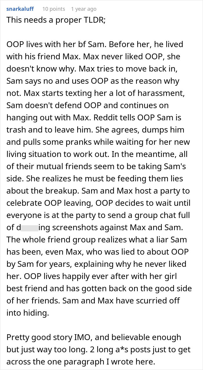 Man Spends Years Playing His Friends Against Each Other, Until His Ex-Girlfriend Sends The Receipts Man Spends Years Playing His Friends Against Each Other, Until His Ex-Girlfriend Sends The Receipts