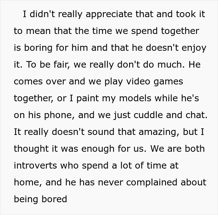 BF Calls His Nights With GF Boring, She Realizes Their Cozy Relationship May Not Feel Same To Him BF Calls His Nights With GF Boring, She Realizes Their Cozy Relationship May Not Feel Same To Him