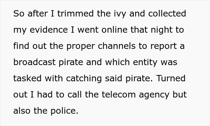 Rude Neighbor Blasts Radio Nightly, Disturbing New Parents, They Use His Illegal Antenna Against Him Rude Neighbor Blasts Radio Nightly, Disturbing New Parents, They Use His Illegal Antenna Against Him