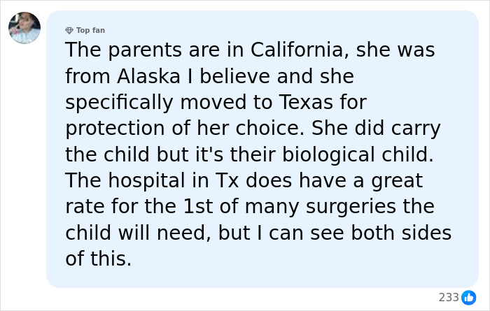 Surrogate Who Fought Parents’ Wishes To End Pregnancy Has Given Birth, Now She’s Banned From Seeing The Baby Surrogate Who Fought Parents’ Wishes To End Pregnancy Has Given Birth, Now She’s Banned From Seeing The Baby