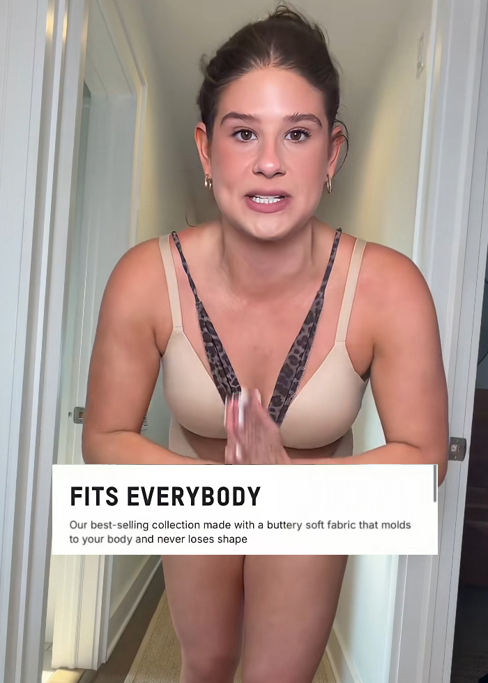 Influencer Challenges “Fits Everybody” Claim From Kim Kardashian’s Skims With Hysterical Thong Try-On Influencer Challenges “Fits Everybody” Claim From Kim Kardashian’s Skims With Hysterical Thong Try-On