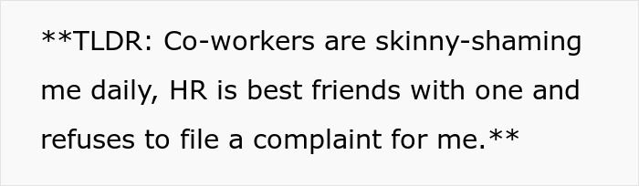 Woman Gets Bullied At Work Over Her Body, HR’s Response Leaves Her Completely Stunned Woman Gets Bullied At Work Over Her Body, HR’s Response Leaves Her Completely Stunned