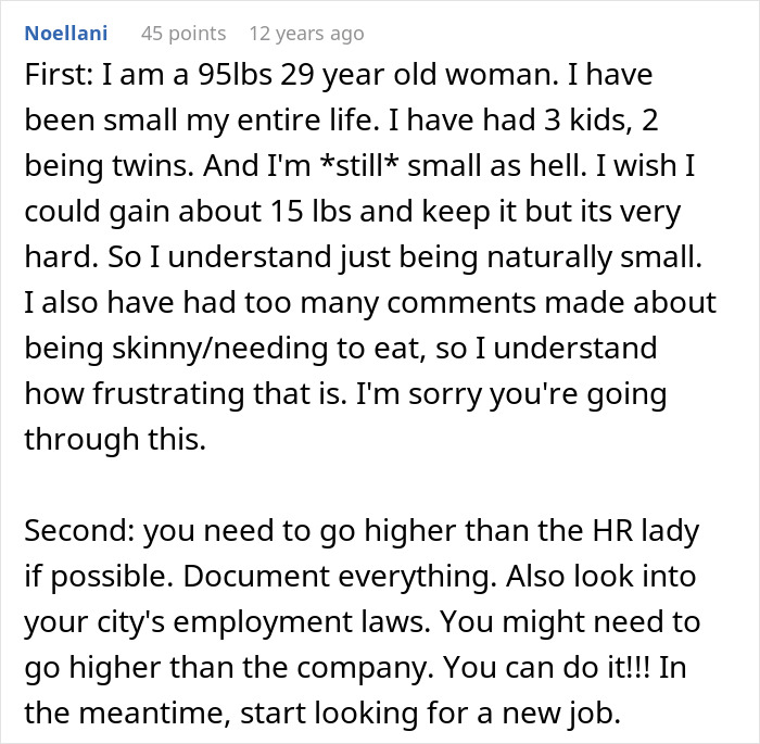 Woman Gets Bullied At Work Over Her Body, HR’s Response Leaves Her Completely Stunned Woman Gets Bullied At Work Over Her Body, HR’s Response Leaves Her Completely Stunned